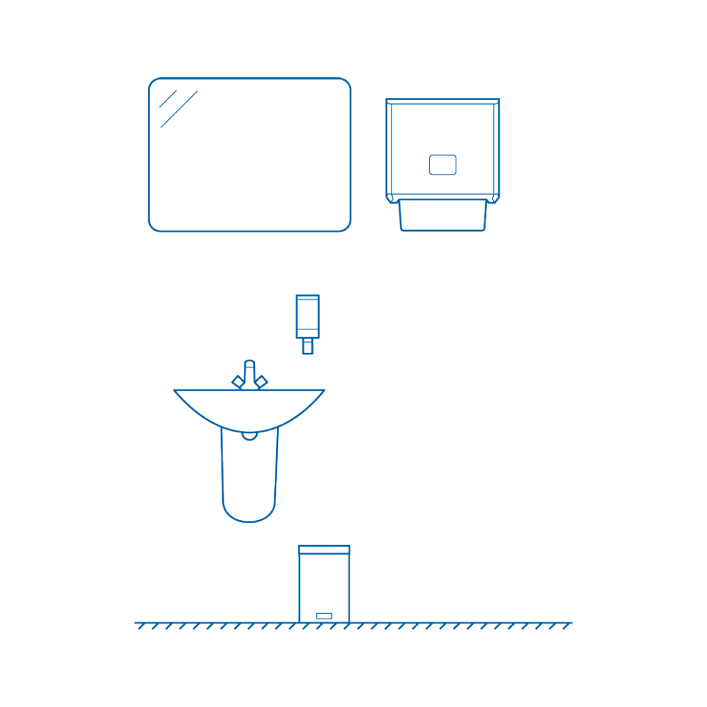 Cremeseifenspender CN-600 Montage