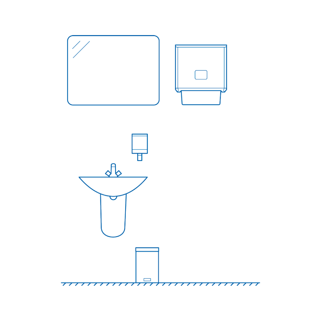Cremeseifenspender CN-800 Montage