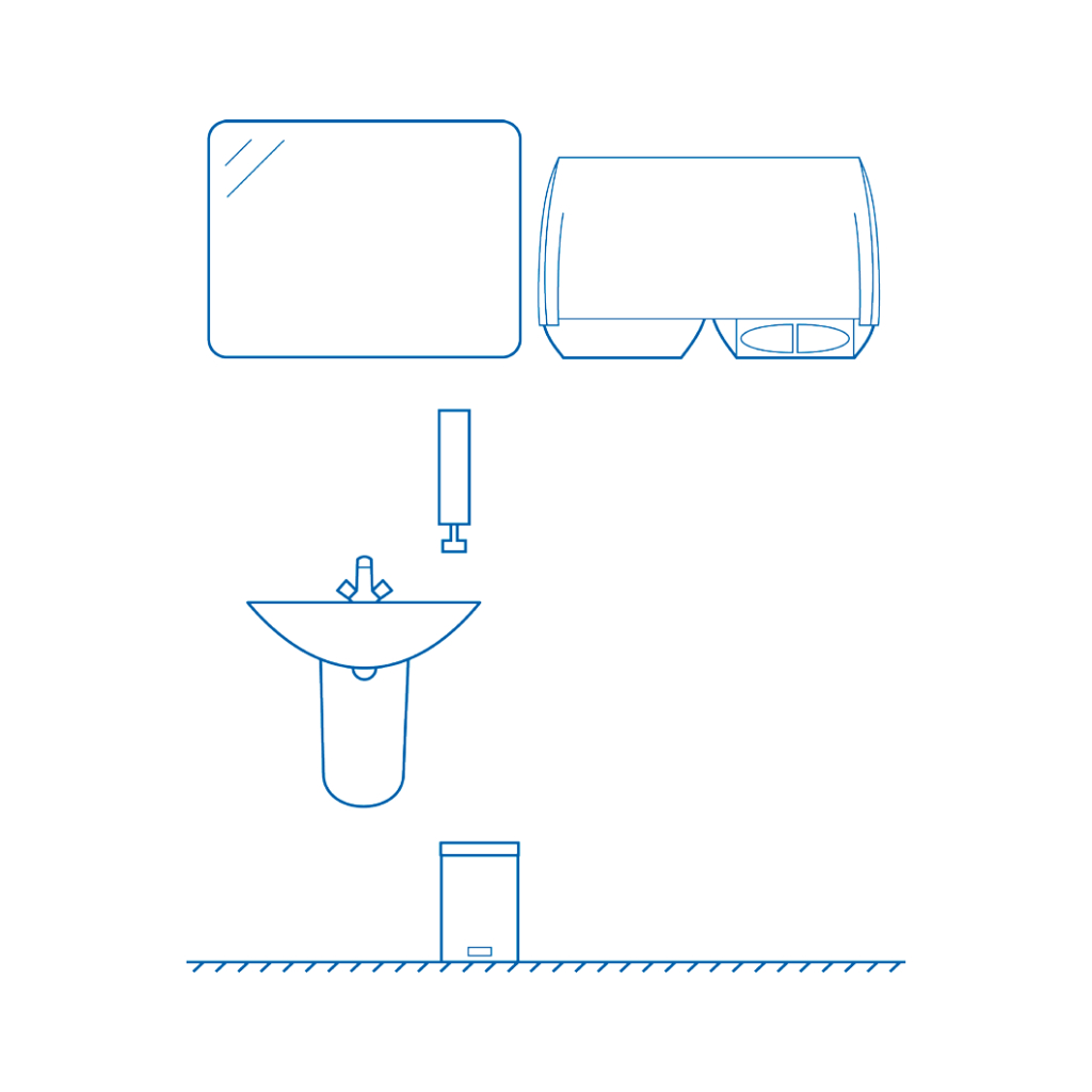 Stoffhandtuchspender TopClean Doppio Montage
